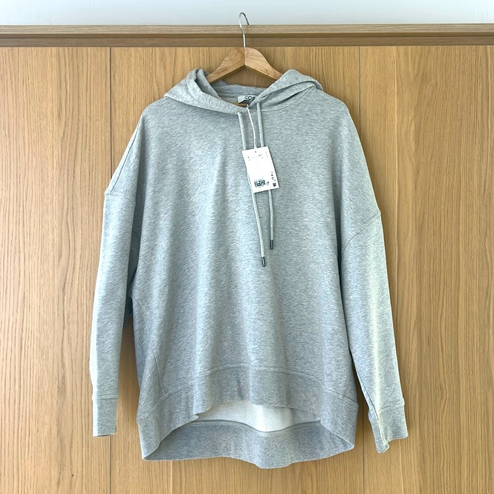 COS oversized grey hoodie
